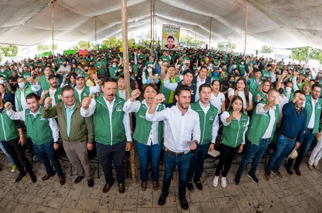 La casa encuestadora Massive Caller coloca al partido en tercer lugar con 7.4 por ciento.