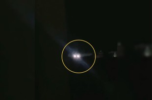 Una luz brillante en el cielo, captada desde Villas del Campo, en Calimaya, fue interpretada por internautas como un posible OVNI