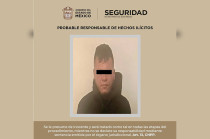 Los oficiales aprehendieron a Juan “N” de 26 años, quien fue presentado ante el Agente del Ministerio Público correspondiente.
