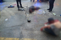 Presuntos asaltantes retenidos por vecinos