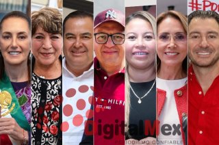 Claudia Sheinbaum, Delfina Gómez, Joel González Toral, Édgar Plaza, Ofelia Antonio, Cristina Ruiz, Elías Rescala