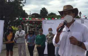 Mauricio Osorio Domínguez, informó que se está generando obra y acciones para mejorar el bienestar de la gente