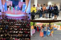 Maestras afiliadas al SMSEM participaron en festejos regionales realizados en distintos municipios del Estado de México.