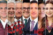 Fernando Vilchis, Alfredo del Mazo, Andrés Manuel, Daniel Sibaja, Rodrigo Jarque, Bertha Alicia Casado, Myrna García