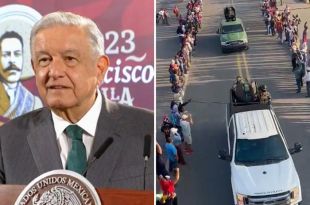  Minimiza AMLO “desfile” del Cártel de Sinaloa en Chiapas