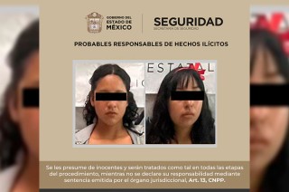 Las mujeres, de 21 y 24 años, posiblemente pertenecen a un grupo delictivo de venta de drogas en la zona.