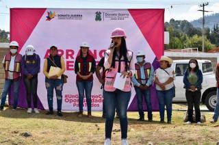 &quot;Cumplir los compromisos adquiridos con todas y todos los vecinos de Donato Guerra&quot; aseguró Carmen Albarrán