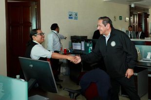 El titular del Tribunal Superior de Justicia visitó los órganos jurisdiccionales en la materia ubicados en Nezahualcóyotl, Texcoco, Teotihuacán y Ecatepec.