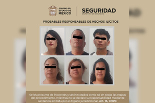 Los detenidos fueron puestos ante la Fiscalía Especializada en Delitos Cometidos en contra del Transporte en la demarcación.