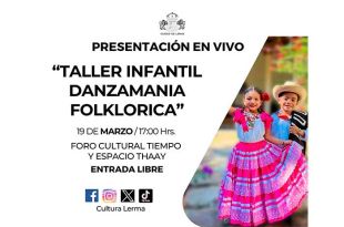 Taller infantil “Danzamanía Folklórica” 