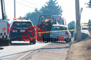 El hallazgo ocurrió sobre el camino a San Bartolomé, en la delegación de San Felipe Tlalmimilolpan