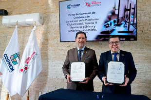 La Comisión de Derechos Humanos del Estado de México y la Secretaría Ejecutiva del Sistema Anticorrupción del Estado de México firmaron un convenio de colaboración para promover la integridad pública