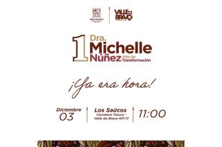 El municipio de Valle de Bravo enfrenta una transformación, así lo anunció la presidenta municipal Michelle Núñez Ponce previo a su Primer Informe de Gobierno.