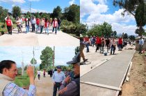 El alcalde recorrió diversas comunidades para verificar el avance y calidad de obras ejecutadas con recursos propios del municipio.