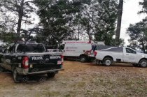 Elementos de Bomberos de Tenancingo realizaron labores de rescate tras la caída del policía municipal en el mirador La Peña Colorada.