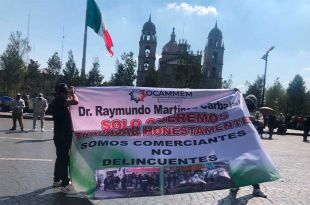 Bloquearon el tránsito por la calle de Lerdo y en Independencia.