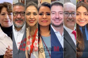Delfina Gómez, Horacio Duarte, Mónica Chávez, Laura González, Elías Rescala, Carlos Eduardo Barrera, Diana Velázquez