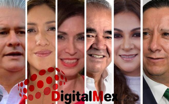 Herminio Cahue Calderón, Liliana Gollas Trejo, Rosario Robles Berlanga, Maurilio Hernández, Myrna García Morón, Jorge Olvera García