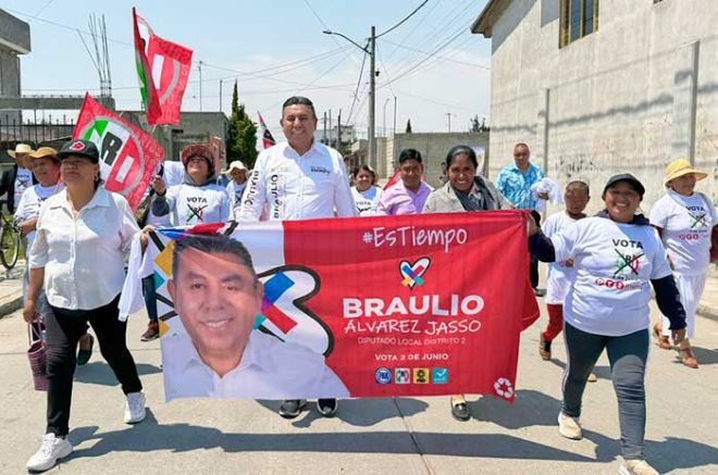 Braulio Álvarez Jasso, candidato a Diputado Local por el Distrito 2 de Toluca