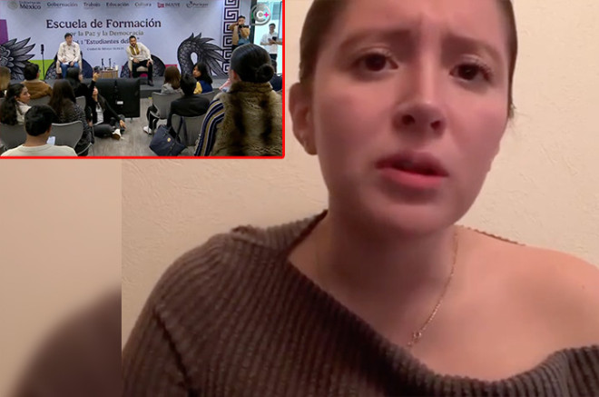  “Es doloroso ver cómo, con el simple hecho de cuestionar y pensar diferente, se me señale y se me ataque de esta manera”, señaló la joven universitaria en un video.