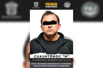 Cuauhtémoc “N” fue ingresado al Centro Penitenciario y de Reinserción Social de Almoloya de Juárez “Santiaguito”, donde permanecerá en prisión preventiva.