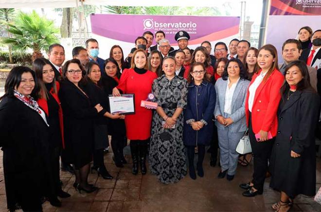 Recibe San Mateo Atenco distintivo por “Un Avance en la Igualdad Sustantiva” Recibe San Mateo Atenco distintivo por “Un Avance en la Igualdad Sustantiva”