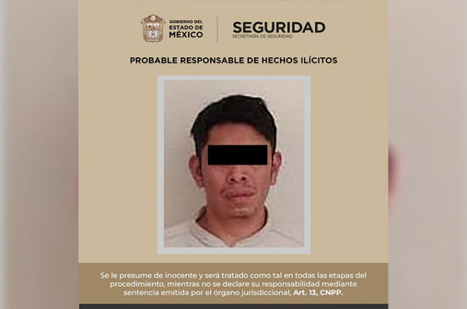 El detenido fue identificado como Juan “N”, de 37 años, quien fue informado de sus derechos legales y puesto a disposición del MP