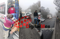 En total, seis personas resultaron lesionadas y fueron atendidas con prontitud gracias a la movilización de todas las ambulancias disponibles.