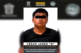 César Jared “N” fue ingresado al penal de Tlalnepantla tras ser detenido por su probable responsabilidad en el delito de robo de vehículo con violencia.