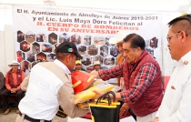 Celebran Día del Bombero con entrega de uniformes y equipos en Almoloya de Juárez