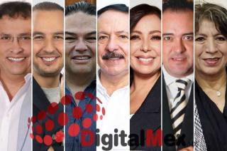 Mario Cervantes, Marko Cortés, Enrique Vargas, José Luis Durán, Patricia Durán, Gonzalo Alarcón, Delfina Gómez