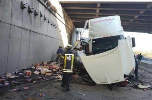 Debido al accidente se paralizó la circulación por varios minutos.