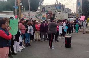 Protestan por falta de agua en Edoméx