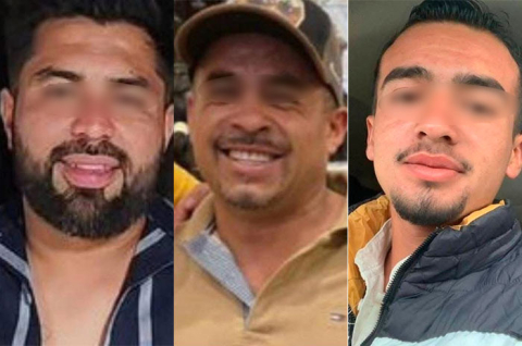 Autoridades investigan el caso mientras se presume la identidad de los tres hombres reportados como desaparecidos.