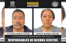 Salvador Huerta Castro y Martha Ramírez Sánchez recibieron 90 años de cárcel cada uno