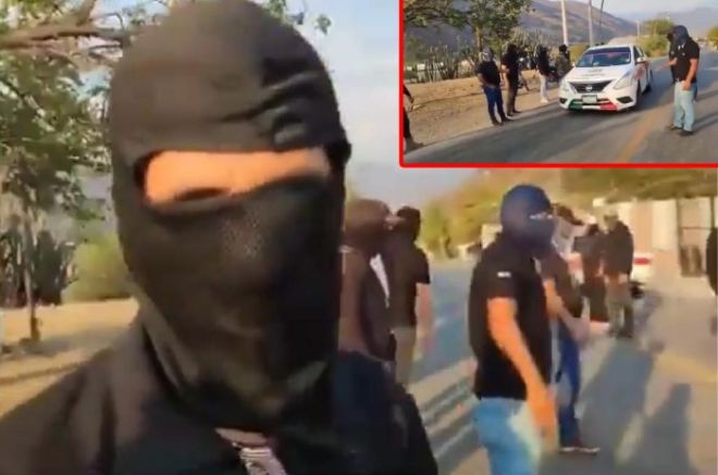 Estos retenes son instalados por los lugareños al menos tres veces a la semana