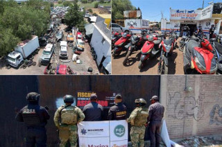 Fueron realizadas 82 técnicas de investigación de cateo y verificaciones para el aseguramiento de inmuebles, así como vehículos y autopartes robadas.