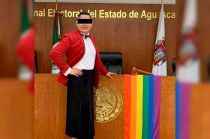 Baena Saucedo se convirtió en la primera persona no binaria en ocupar una magistratura en México y América Latina.