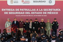 En el evento, también se rindió homenaje a tres policías de Malinalco que fueron asesinados en un ataque.
