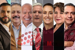 Manuel Sotomayor, Miguel Ángel Hernández, Raciel Pérez, Alfredo Del Mazo, Claudia Sheinbaum, Delfina Gómez, Ricardo Moreno