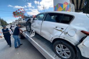 Los hechos tuvieron lugar en Paseo Tollocan esquina con Manuel J. Clouthier, en los límites con el municipio de Metepec.