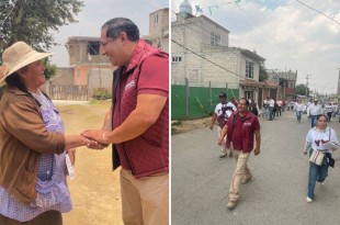 Gustavo Vargas concluyó su segundo día de recorrido y toque de puertas de manera exitosa. 