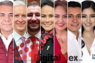 Fernando Vilchis, Alfredo del Mazo, Elías Rescala, Alejandra del Moral, Ana Lilia Herrera, Carlos González Berra, Carmen Albarrán Gabriel