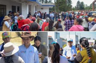 En la Guacamaya destacó que durante su gestión cumplió a los habitantes de esta demarcación y ahora llega con nuevas propuestas