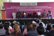 El 70 por ciento de los apoyos de los programas entregados será para mujeres.