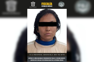 ​Una vez capturada en la región de Tlalnepantla, Berenice &quot;N&quot; fue puesta a disposición de un Juez en el Centro Penitenciario y de Reinserción Social de la zona.