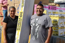 Entrega de apoyos para vivienda en Huixquilucan benefician a familias de distintas comunidades del municipio.