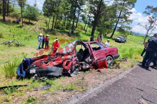 El encontronazo ocurrió en el paraje conocido como “La báscula del pino&quot;, en Villa Victoria