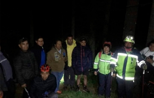 #Zinacantepec: rescatan a menor de edad extraviado en el Nevado