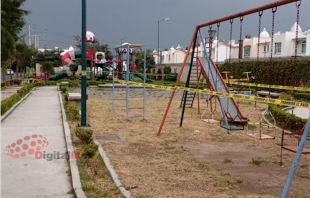 #Metepec: Cierran parque para evitar contagio entre niños